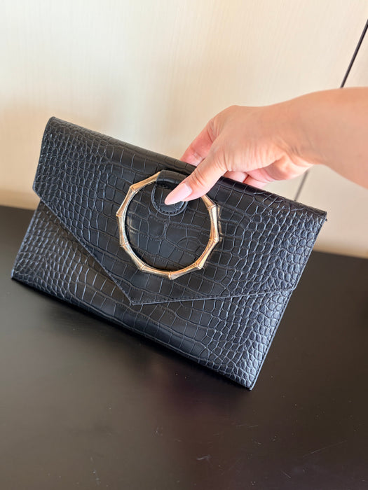 Black ring pouch