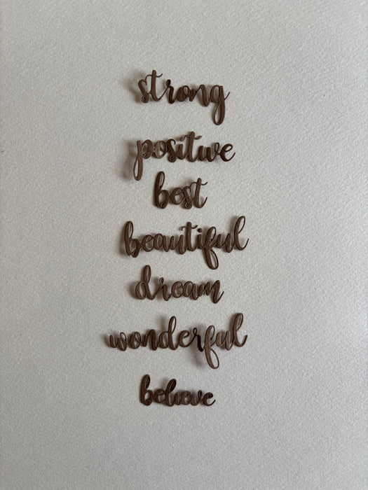 Words : believeセット